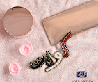 Rose Gold Leather Clutch